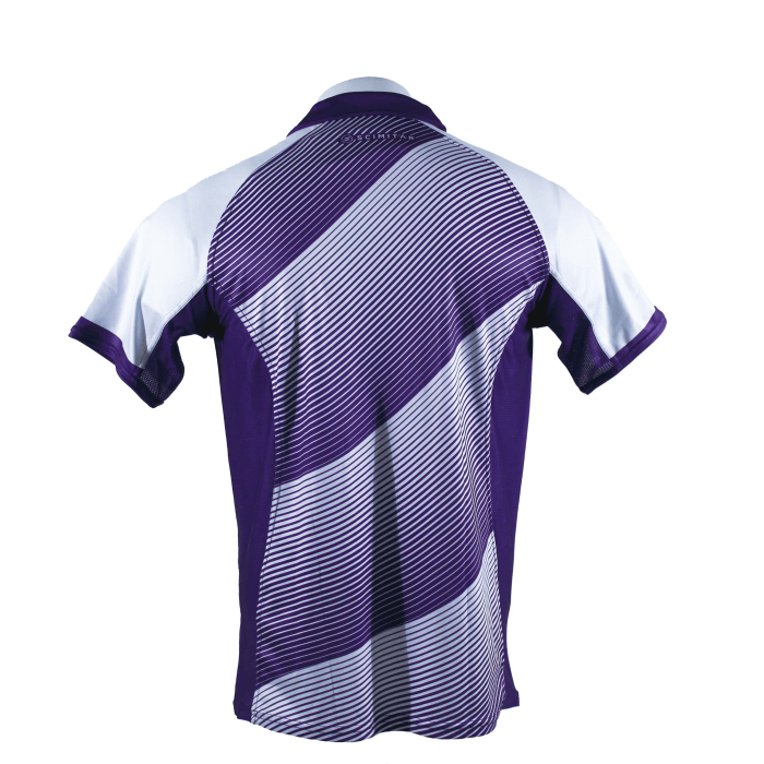 Polo Shirt Neutral (Purple and White) - Image 2